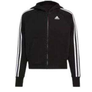NWT Adidas Black Sweatshirt with High Collar Size S (7-8)
